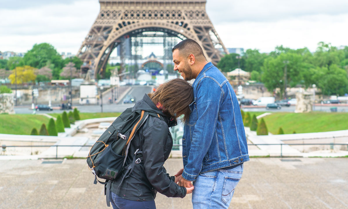 demande en mariage Paris tour eiffel