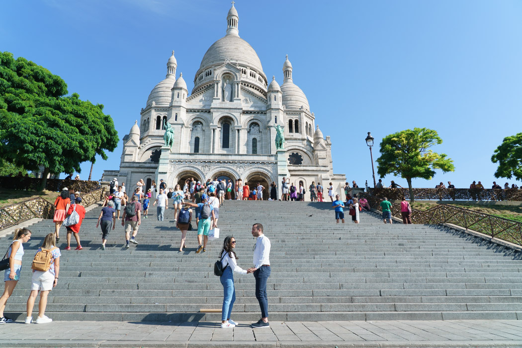 demande en mariage à Montmartre