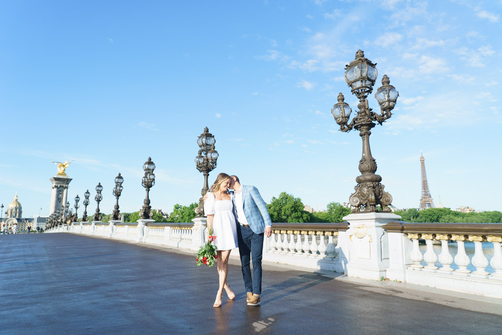 alexander 3 bridge photoshoot couple paris