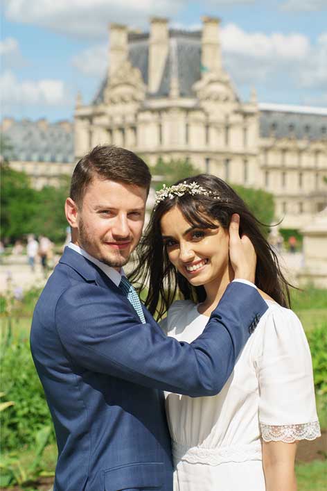 louvre wedding photo paris