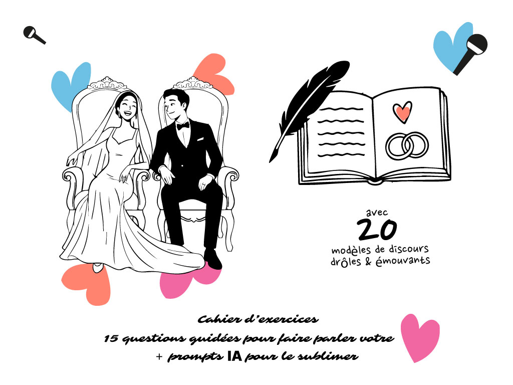 Cahier de discours de mariage