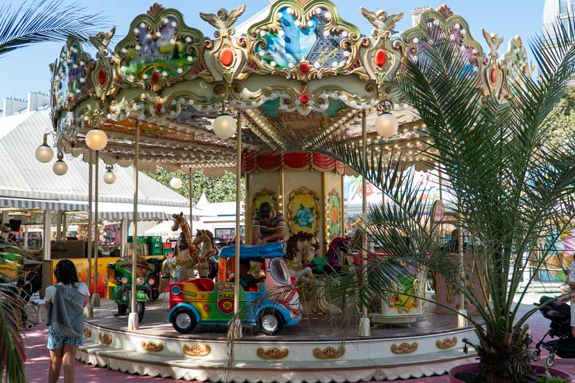 Manège Tuileries — effet figé, balade dans Paris