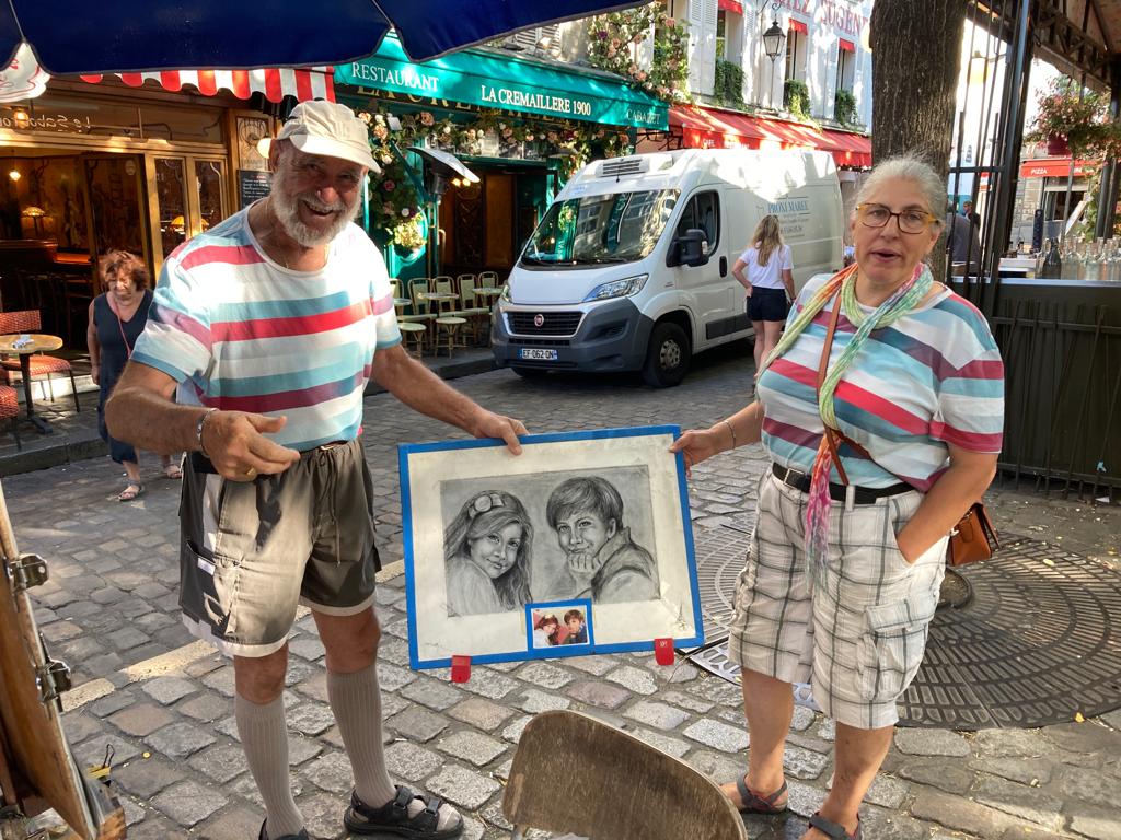 artistes peintres Briviere place du tertre Paris montmartre