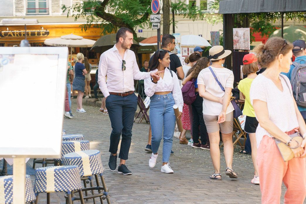 demande en mariage à Montmartre