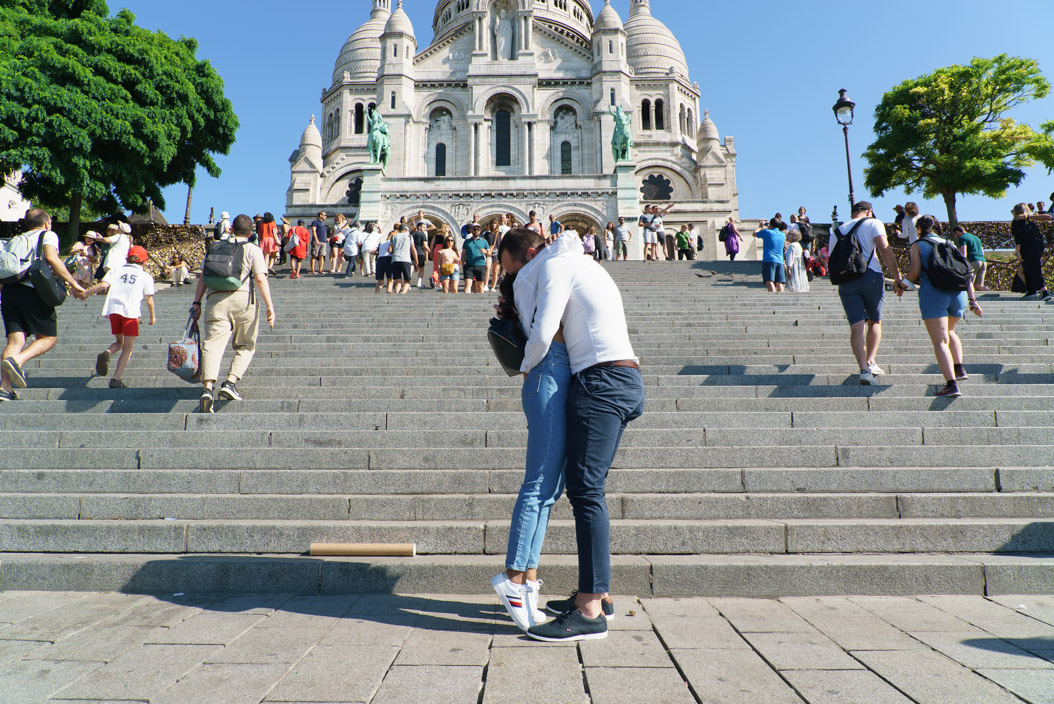 demande en mariage à Montmartre