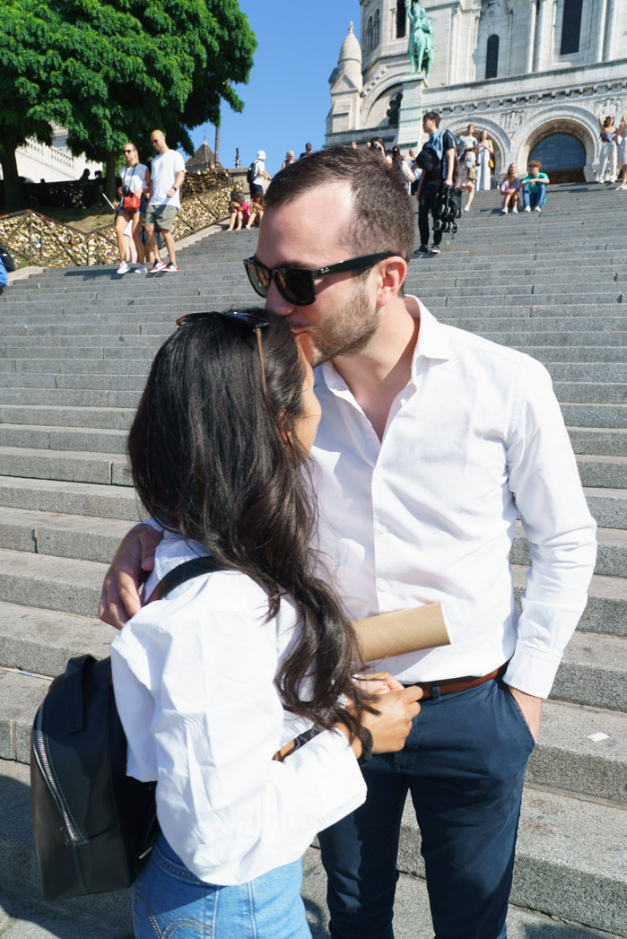 surprise proposal montmartre paris