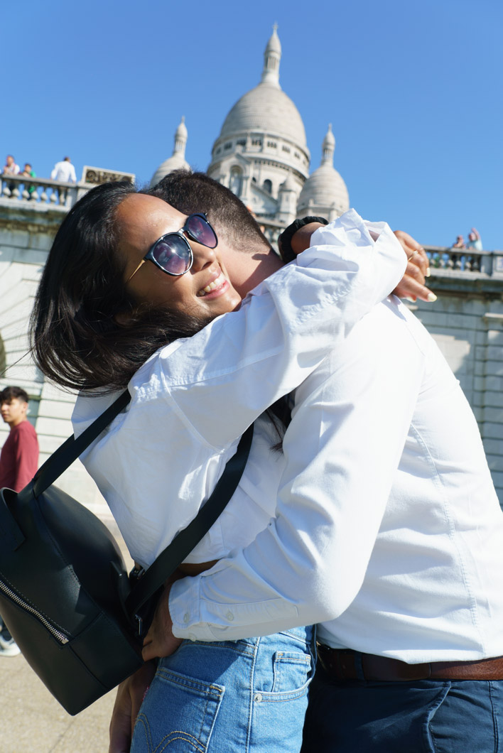 demande en mariage à Montmartre