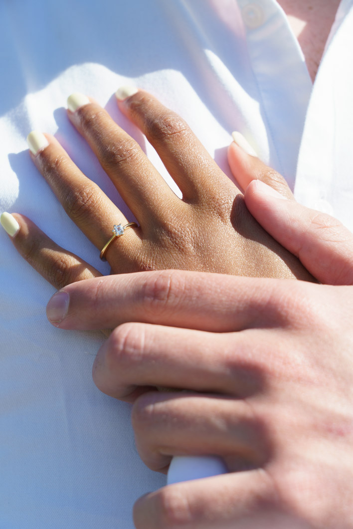 bague de demande en mariage à Montmartre