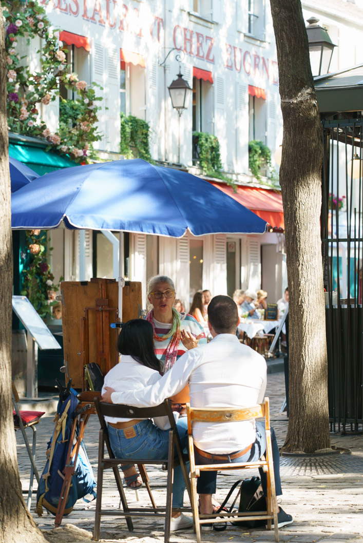 demande en mariage à Montmartre