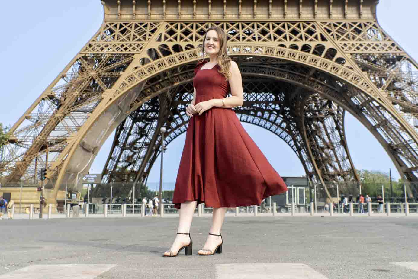 Spot photo à la Tour Eiffel depuis le quai Jacques Chirac